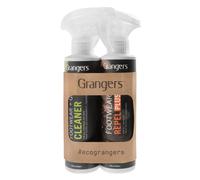 Grangers Eco Doppelpack - Footwear + Gear Cleaner und Footwear Repel Plus | 275 ml/275 ml | Reinigung und Imprägnierung für alle Outdoor-Schuhe