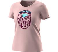 Graphic Cotton S/S Tee (Damen) - Dynafit 6A51-magenta/HORIZON IT 44/ DE 38