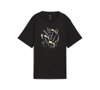 PUMA Graphic Relaxed Leaf T-Shirt Damen 01 - PUMA black XL