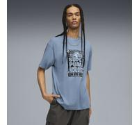 Graphic SUPER PUMA World Tour Relaxed T-Shirt Herren, Kleidung, Blau, XL Blue