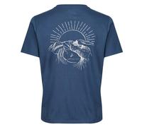 Graphic T-Shirt SS "Skiddaw" Women's Blau L