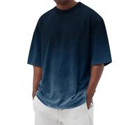 Graphic Tee Grün Uv Shirt Herren Fitness Shirt Herren Modisches Weiß Herren T Shirt Sommer Running Training Shirt Herren T Shirts Männer Freizeithemden Für Herren(1-Blue,XL)