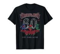 Grateful Dead 60 Years Anniversary Dancing Bears Band T-Shirt
