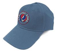 Grateful Dead Baseball Cap Steal Your Face Band Logo offiziell Denim Blau Unisex One Size