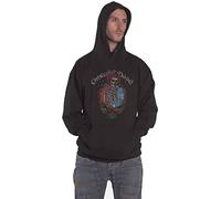 Grateful Dead Kapuzenpullover Floral Stealie Nue offiziell Unisex Schwarz L