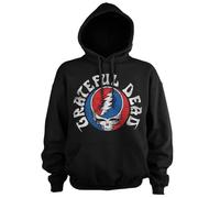 Grateful Dead Offizielles Lizenzprodukt Distressed Kapuzenpullover (Schwarz), XX-Large