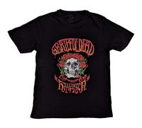 Grateful Dead Stony Brook Skull Black Herren T-Shirt, Schwarz , 2X