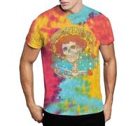 Grateful Dead T Shirt Bertha Frame Band Logo offiziell Dip Dye Gelb Unisex M