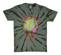 Grateful Dead T Shirt Forest Dead Nue offiziell Herren Dye Wash Grün M