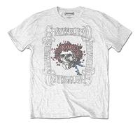 Grateful Dead - T-Shirt # M Unisex White # Bertha With Logo Box