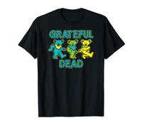 Grateful Dead Three Dancing Bears Neon Letters Vintage Band T-Shirt