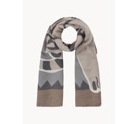 Grau Damen-Schal Tiger