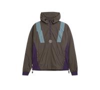 Grau L Unfair Athletics DMWU Crushed Nylon Anorak Graphite