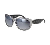 Grau Sonnenbrillen mit gemusterten Bügeln Einheitsgröße