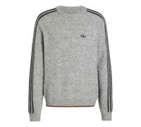 Grau XXL adidas 3-Stripes Fluffy Knit Crew
