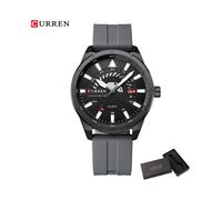 (graue Box) Modische Herrenuhren, Marken-Luxusuhren, wasserdichte Sportuhren für Herren, Silikon, Automatik,