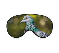 Graue Taubenaugenmaske, Schlafmaske, Augenmasken für Schlafmasken für Damen und Herren, Schlafmaske, Reiseaugenmaske, Schlafmaske, Verdunkelung, lustige Schlafmaske, niedliche Schlafmaske