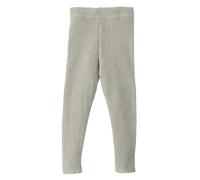 Disana Strick-Leggings Baby & Kinder - 100% Bio-Merino - atmungsaktiv, warm & weich - Unisex Gr. 62 - 140 - nachhaltig & fair dehnbar - Made in Germany | Grau Gr. 62-68