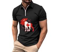Graues Poloshirt Herren Longsleeve 3XL Wander Funktions Bedrucktes Ärmellose Unterleibchen Holzfasern Motiv Strass Raglan Kuh Rosen Seide Trägertop Unifarben Witziges Manner Maß