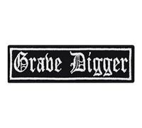 GRAVE DIGGER, Heavy Death Metal Biker Rocker Punk Aufnäher Patch Badge