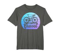 Gravel Bike Vintage Radfahren Radfahrer Fahrrad T-Shirt