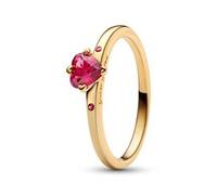 Gravierbarer Herzring für Damen, IP Gold, Moments