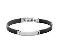 Gravierbares Armband Mesh aus Edelstahl, schwarz