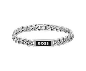 Gravierbares Herrenarmband Kassy Emblem aus Edelstahl
