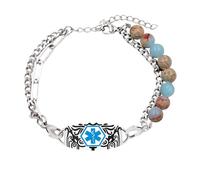 Gravierbares medizinisches Edelstahl-Armband, verstellbar, Geschenk, Eine Größe, Wie beschrieben