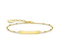 Gravur Armband für Damen aus Sterlingsilber, vergoldet