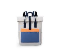 (Gray with Blue Large) Schoolbag Female College Student Large Capacity Backpack 2024 New Niche Notebook 14Inch Computer Bag Girls Backpack