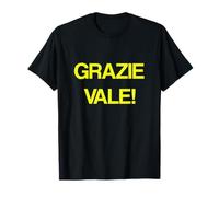 Grazie Vale gelbe Schrift T-Shirt
