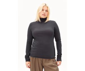 GRAZILIANAA SOFT LANGARMSHIRT | 100% Bio-Baumwolle - anthrazit (XXL)