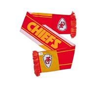 Great Branding Kansas City Chiefs NFL HD Jaquard Scarf Rot Gelb Schal - Stk