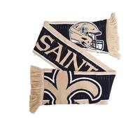 Great Branding New Orleans Saints NFL HD Jaquard Scarf Black Beige Schal - Stk