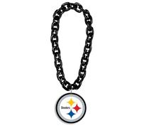 Great Branding NFL Pittsburgh Steelers Logo FanChain Kette FanFave Chain 3D Big Logo 847624084661