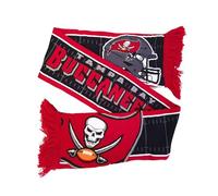 Great Branding Tampa Bay Buccaneers NFL HD Jaquard Scarf Black Red Schal - Stk