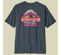 Great Waves Tee Men M blau - summit blue