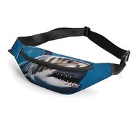 Great White Shark Bauchtasche für Damen und Herren, Bauchtasche, Bauchtasche, Bauchtasche, Laufgürtel, kleine Bauchtaschen für Damen, Stil, 36 x 15 cm, Stil:, 36*15cm