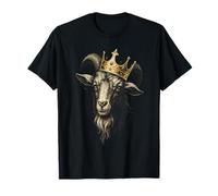 Greatest of All Time Champion Sports Goat King Crown G.O.A.T T-Shirt