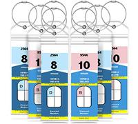 GreatShield Cruise Gepäckanhänger mit Stahlschlaufen - 8er Pack