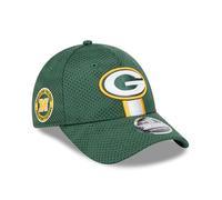 New Era Green Bay Packers NFL 2024 Sideline Grün Verstellbare 9Forty Stretch Snapback Cap - One-Size