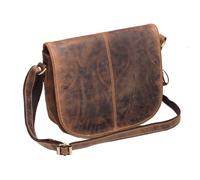 Greenburry Umhängetasche Vintage 1723M Leder 28 cm Braun Damen