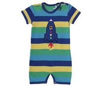 Green Cotton Baby Spieler Beach Body Schlafanzug Rakete Rocket Gr. 68 neu