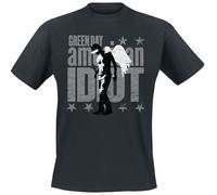 Green Day American Idiot Angel Männer T-Shirt schwarz XL 100% Baumwolle Band-Merch, Bands