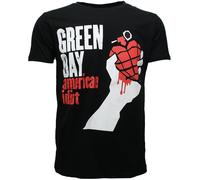 Green Day American Idiot Band T-Shirt - Offizielles Merchandise | Popmerch.com M Schwarz