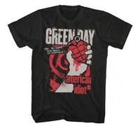 Green Day American Idiot Frenzy T-Shirt für Männer, klassisches Rockband-T-Shirt, T-Shirt in Übergröße, Damen-Kurzarm-T-Shirt, Street-Style-Mode