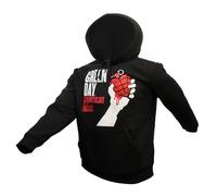 Green Day American Idiot Logo Kapuzenpullover S Schwarz