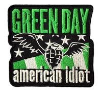 Green Day American Idiot Wings Standard Woven Patch Accessory Size