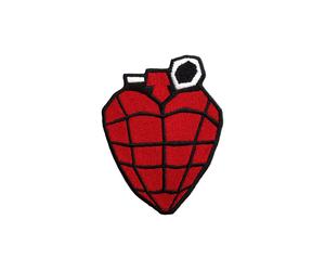 Green Day - Grenade - Aufnäher - Rot - Onesize - 100% Polyester Rot Onesize